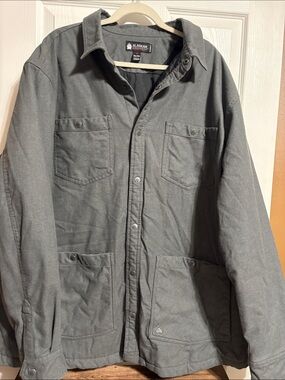 Duluth Trading Company Alaskan Hardgear Men's Gray Work Jacket